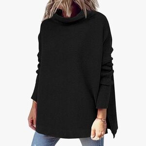 Black Tunic Sweater Dress